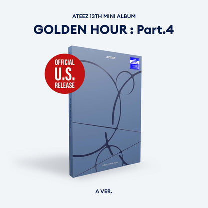 (PRE-ORDER) [HELLO82] [POP-UP EXCLUSIVE] ATEEZ - GOLDEN HOUR : PART.4 (3 VERSIONS)