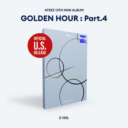 (PRE-ORDER) [HELLO82] [POP-UP EXCLUSIVE] ATEEZ - GOLDEN HOUR : PART.4 (3 VERSIONS)