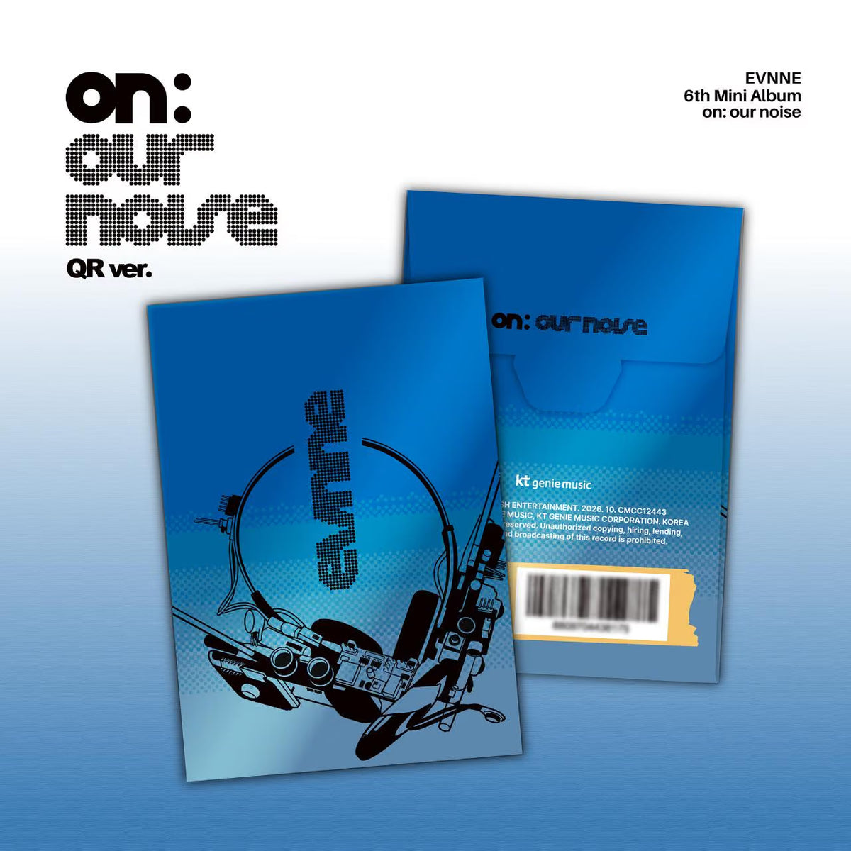 (PRE-ORDER) EVNNE - 6TH MINI ALBUM [ON OUR NOISE] (QR VER.) - LightUpK