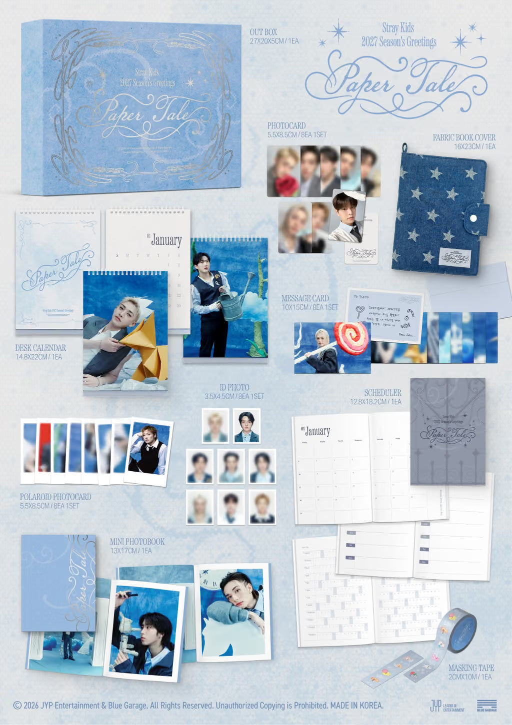 (PRE-ORDER) STRAY KIDS 2027 SEASON’S GREETINGS [PAPER TALE]