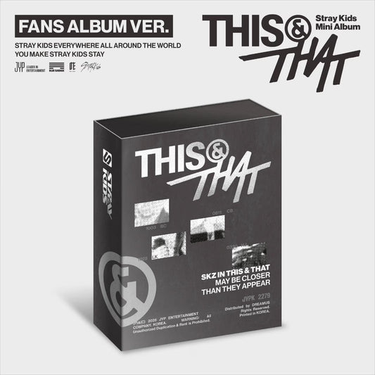 (PRÉCOMMANDE) STRAY KIDS - THIS & THAT (VERSION ALBUM FANS)