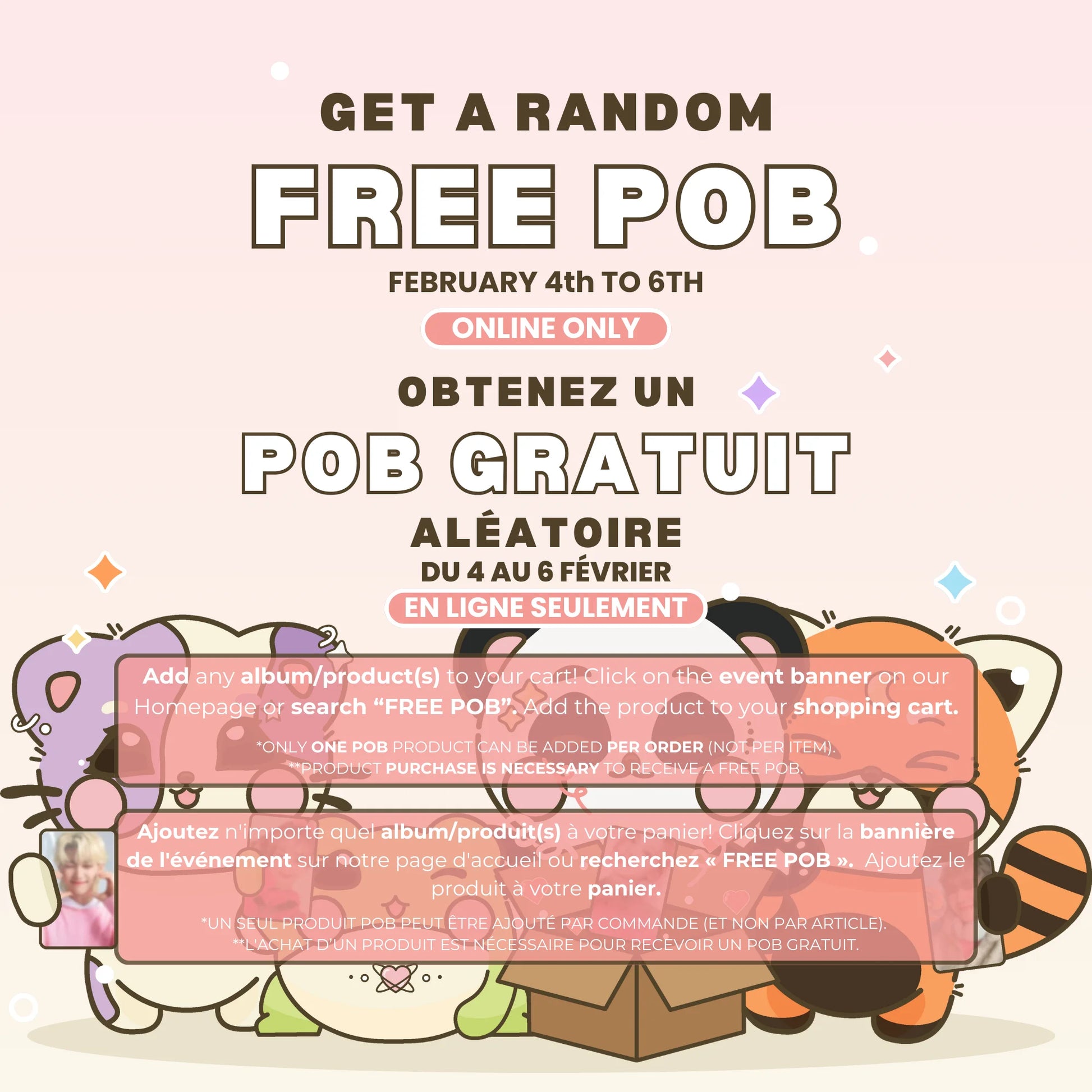 FREE RANDOM POB - FEBRUARY 4TH TO 6TH - LightUpK