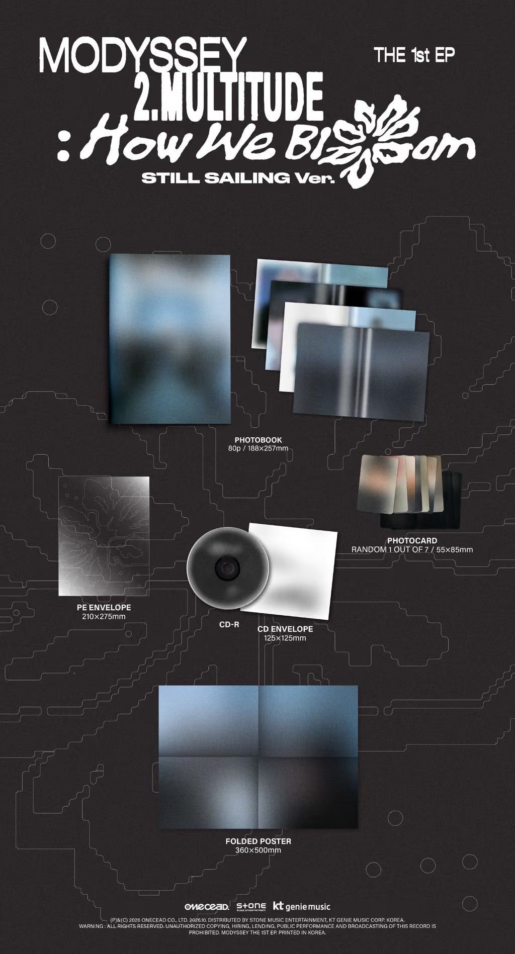 (PRE-ORDER) MODYSSEY - [2.MULTITUDE: HOW WE BLOOM] (2 VERSIONS)