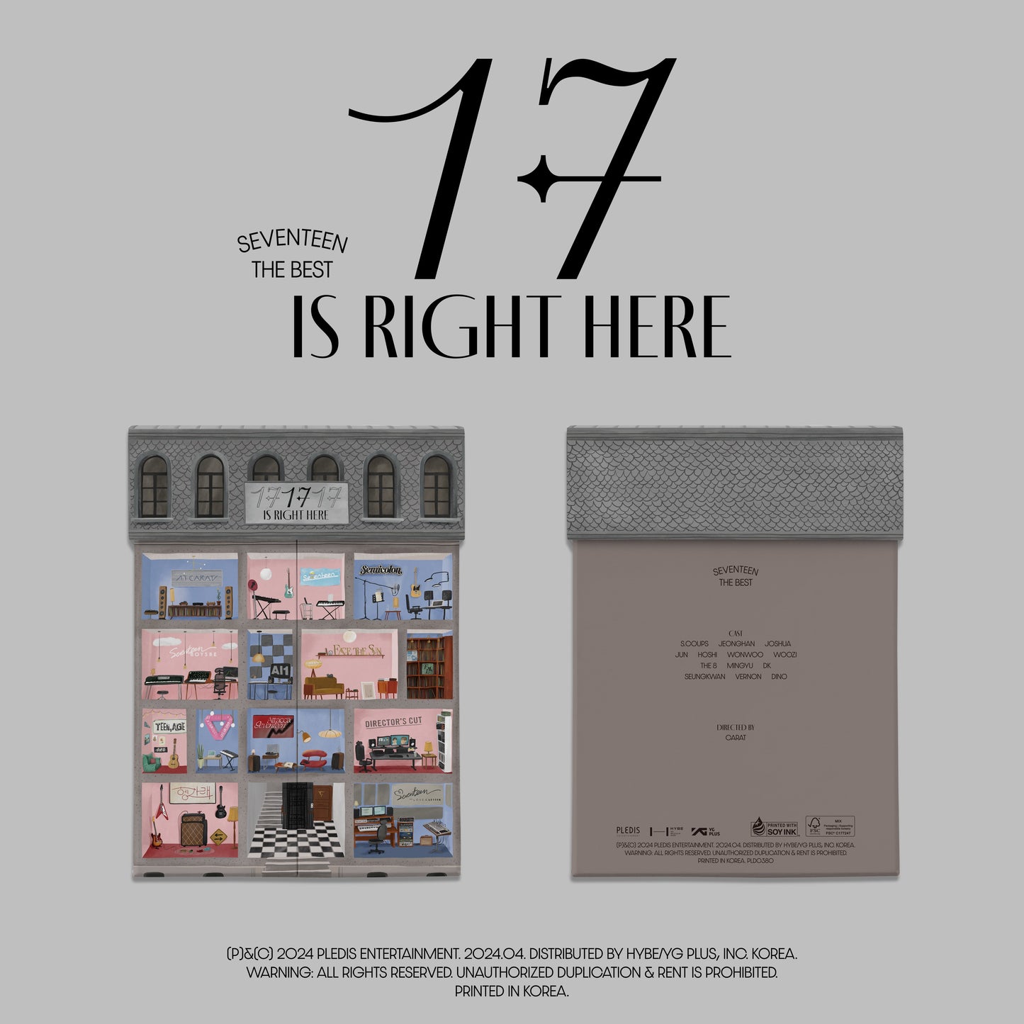 SEVENTEEN - BEST ALBUM [17 IS RIGHT HERE] (2 VERSIONS)