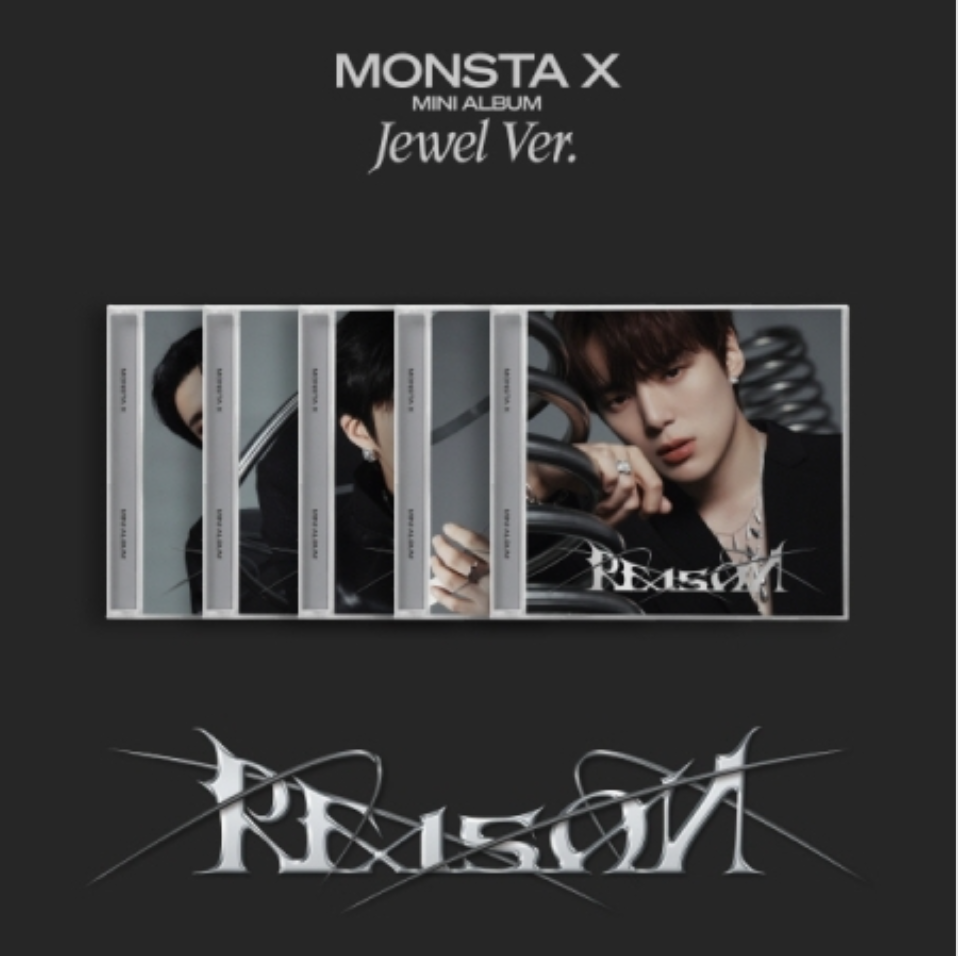 MONSTA X - REASON (12TH MINI ALBUM) JEWEL CASE VER. (5 VERSIONS)