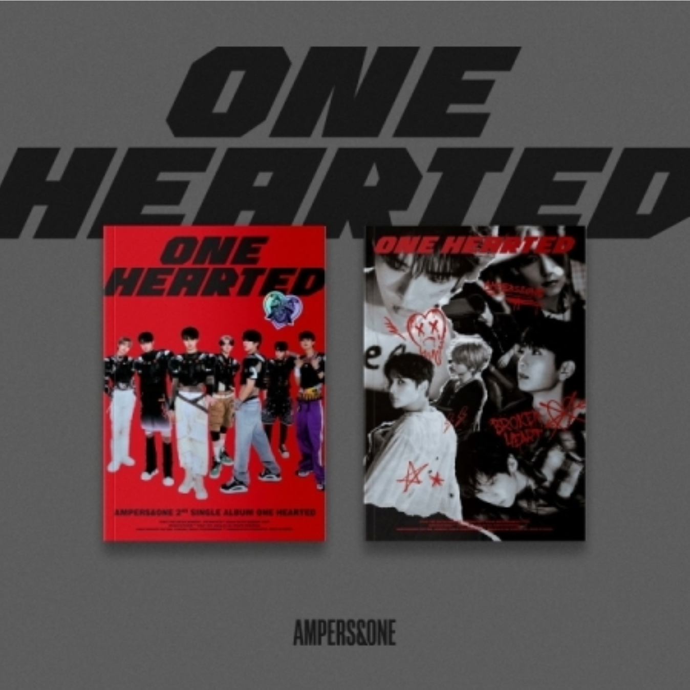 AMPERS&ONE - 2ND SINGLE ALBUM [ONE HEARTED] (2 VERSIONS) - LightUpK