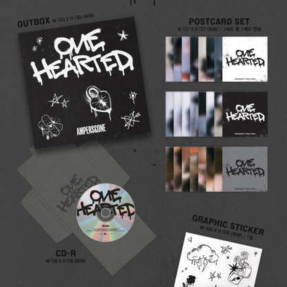 AMPERS&amp;ONE - 2ÈME ALBUM SINGLE [ONE HEARTED] (POSTCARD VER.)