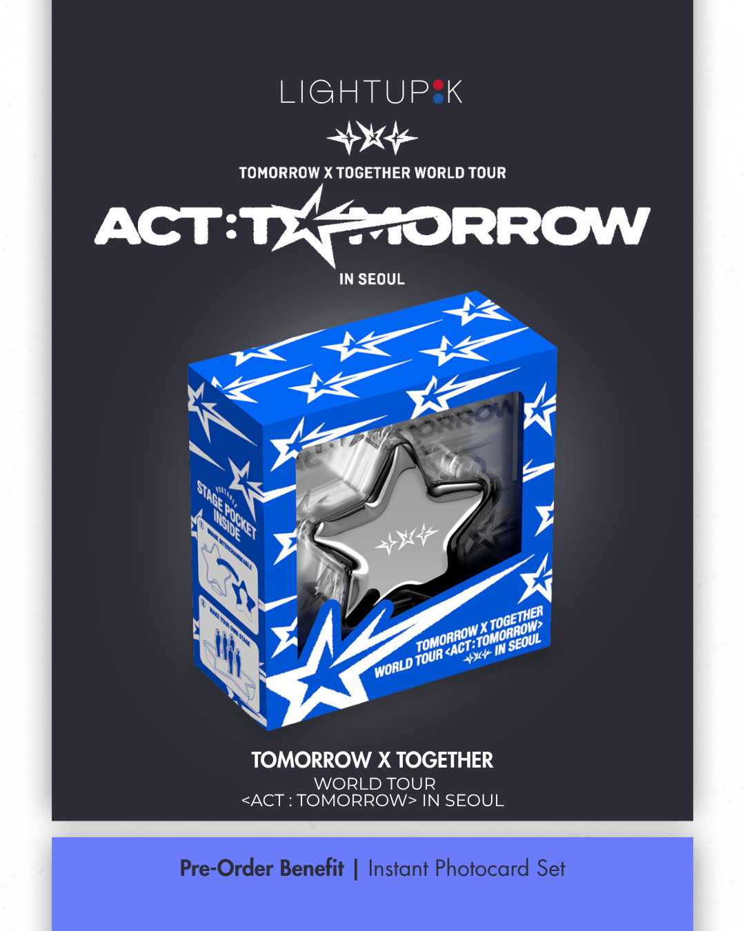 (PRE-ORDER) TOMORROW X TOGETHER WORLD TOUR <ACT : TOMORROW> IN SEOUL - LightUpK