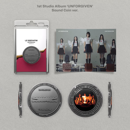 (PRE-ORDER) LE SSERAFIM - 1ST STUDIO ALBUM [UNFORGIVEN] (SOUND COIN VER.)