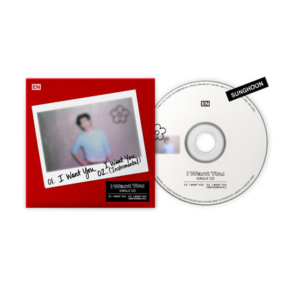(PRE-ORDER) [hello82] ENHYPEN - 'I WANT YOU' SINGLE CD (6 VERSIONS) - LightUpK