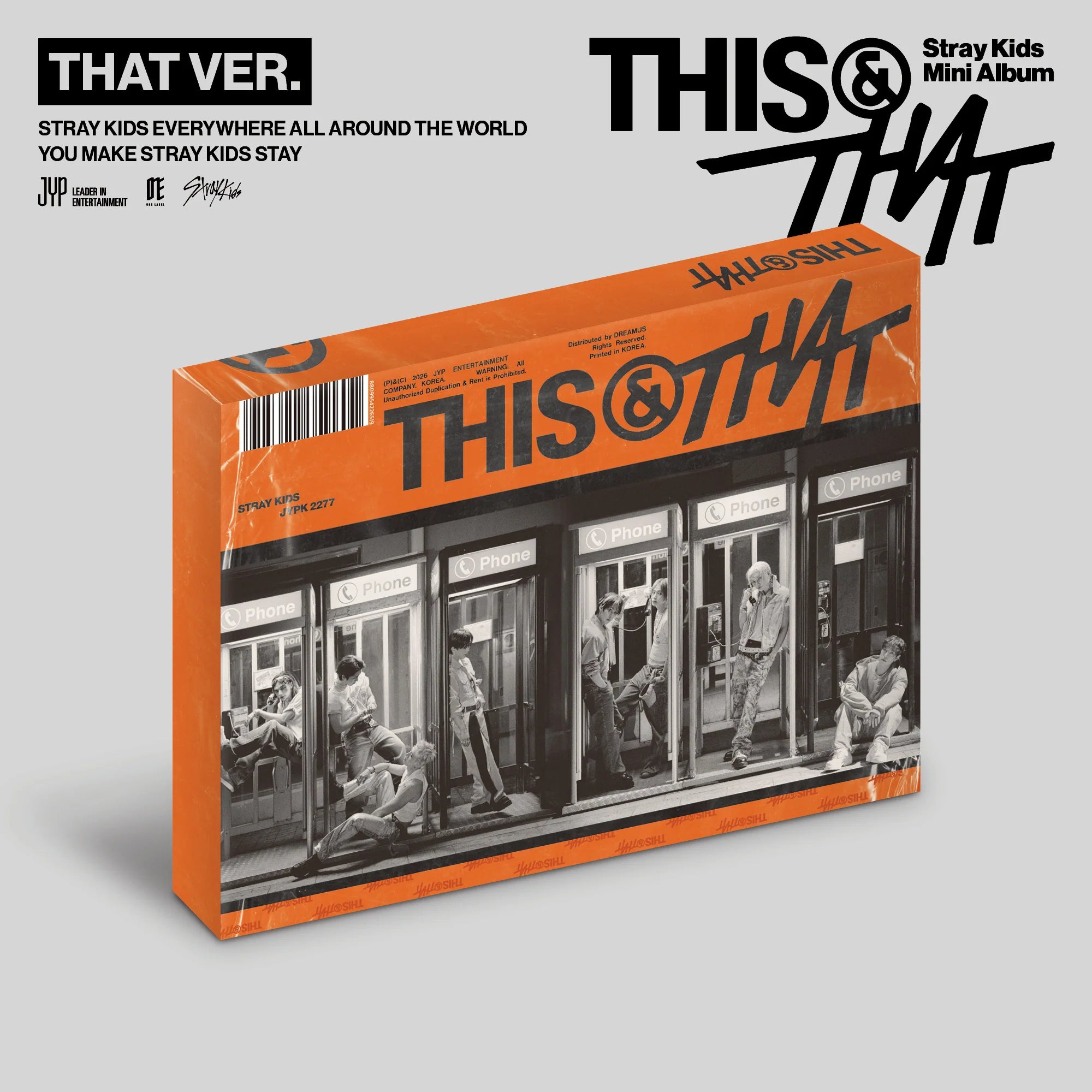 (PRÉCOMMANDE) STRAY KIDS - THIS & THAT (2 VERSIONS) ALÉATOIRE