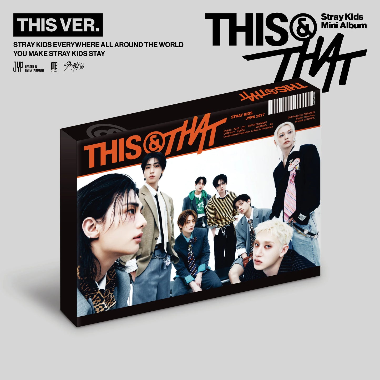(PRE-ORDER) STRAY KIDS - THIS & THAT (2 VERSIONS) RANDOM