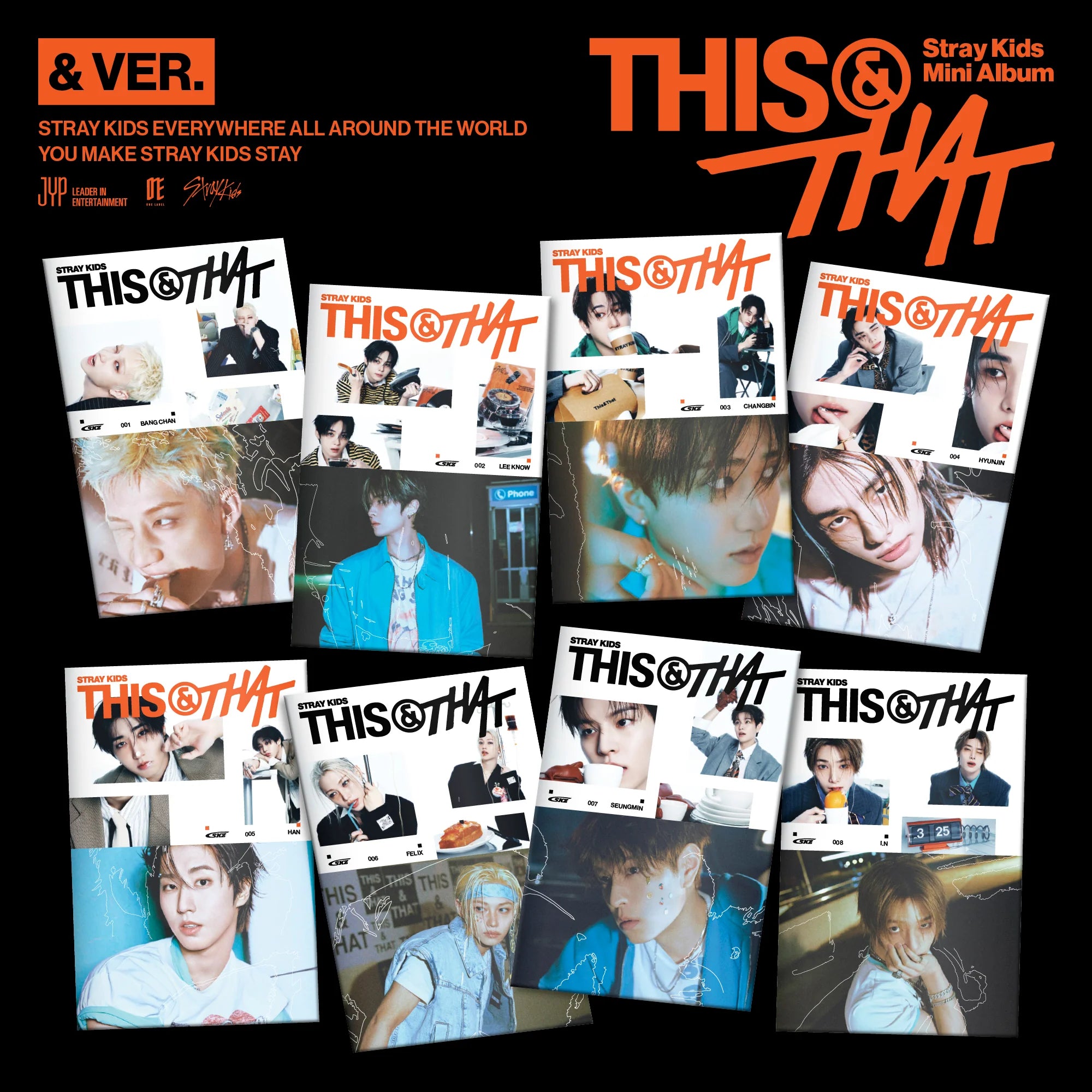 (PRÉCOMMANDE) STRAY KIDS - THIS & THAT (& VER.) (8 VERSIONS) ALÉATOIRE