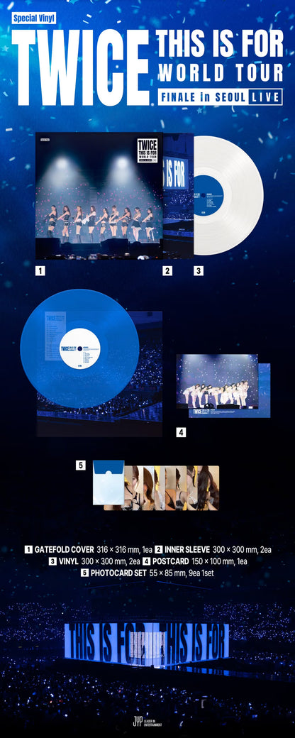 (PRE-ORDER) TWICE - [THIS IS FOR] WORLD TOUR FINALE IN SEOUL - LIVE (SPECIAL LP VER.)