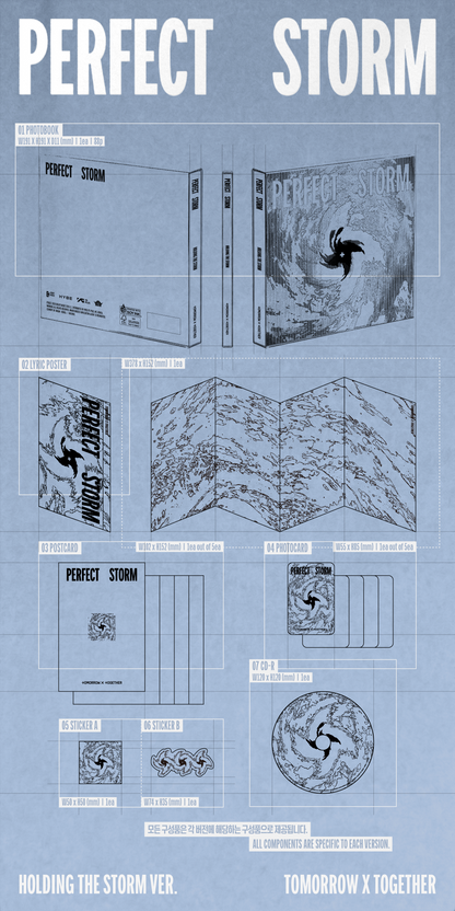 (PRE-ORDER) [hello82] [hello82 EXCLUSIVE] TOMORROW X TOGETHER - PERFECT STORM (3 VERSIONS)