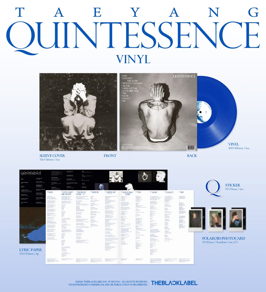 (PRE-ORDER) TAEYANG - QUINTESSENCE (VINYL)