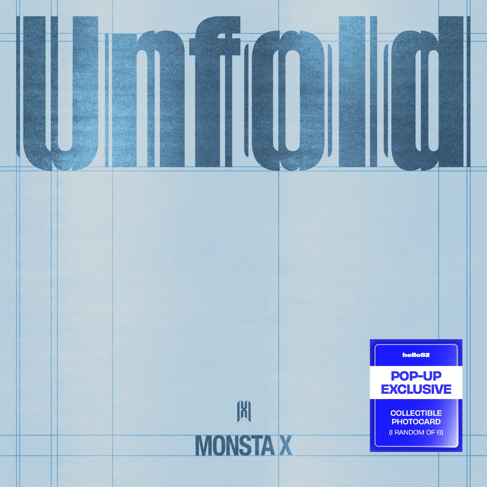 (PRE-ORDER) [HELLO82] [POP-UP EXCLUSIVE] MONSTA X - UNFOLD (4 VERSIONS) - LightUpK