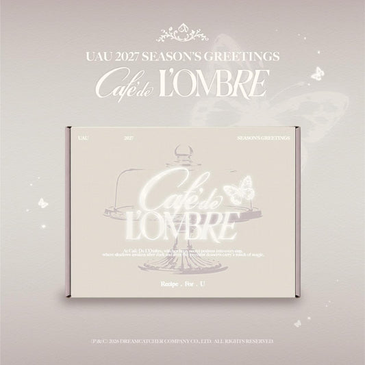 (PRE-ORDER) UAU - 2027 SEASON'S GREETINGS [CAFE DE L'OMBRE_RECIPE . FOR . U] - LightUpK