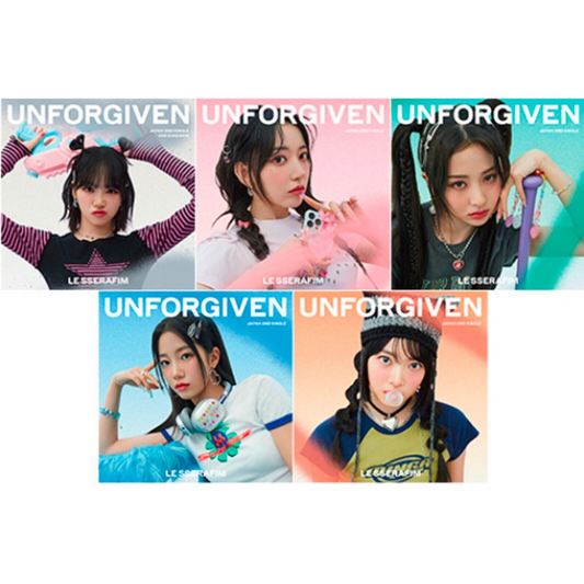 LE SSERAFIM - UNFORGIVEN JAPANESE VER. (UNIVERSAL MUSIC VERSION) (5 VERSIONS)