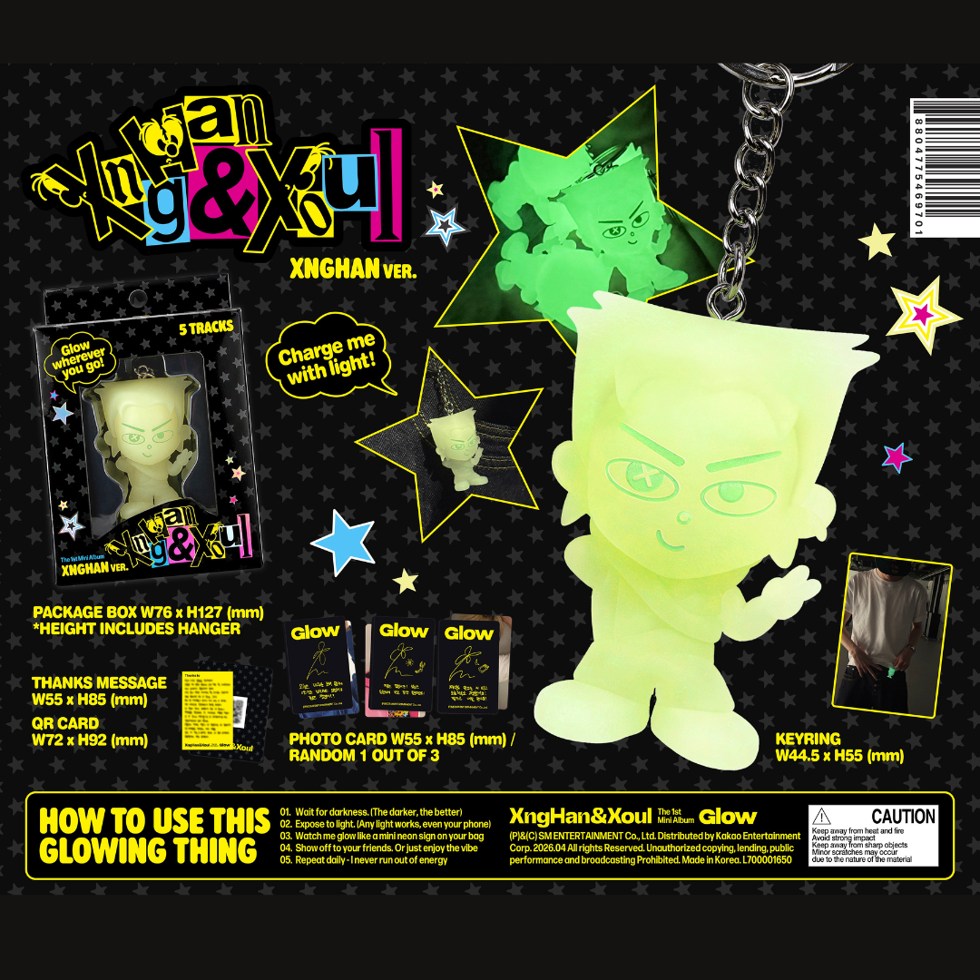 (PRE-ORDER) XNGHAN&XOUL - 1ST MINI ALBUM [GLOW] (XNGHAN VER.) - LightUpK