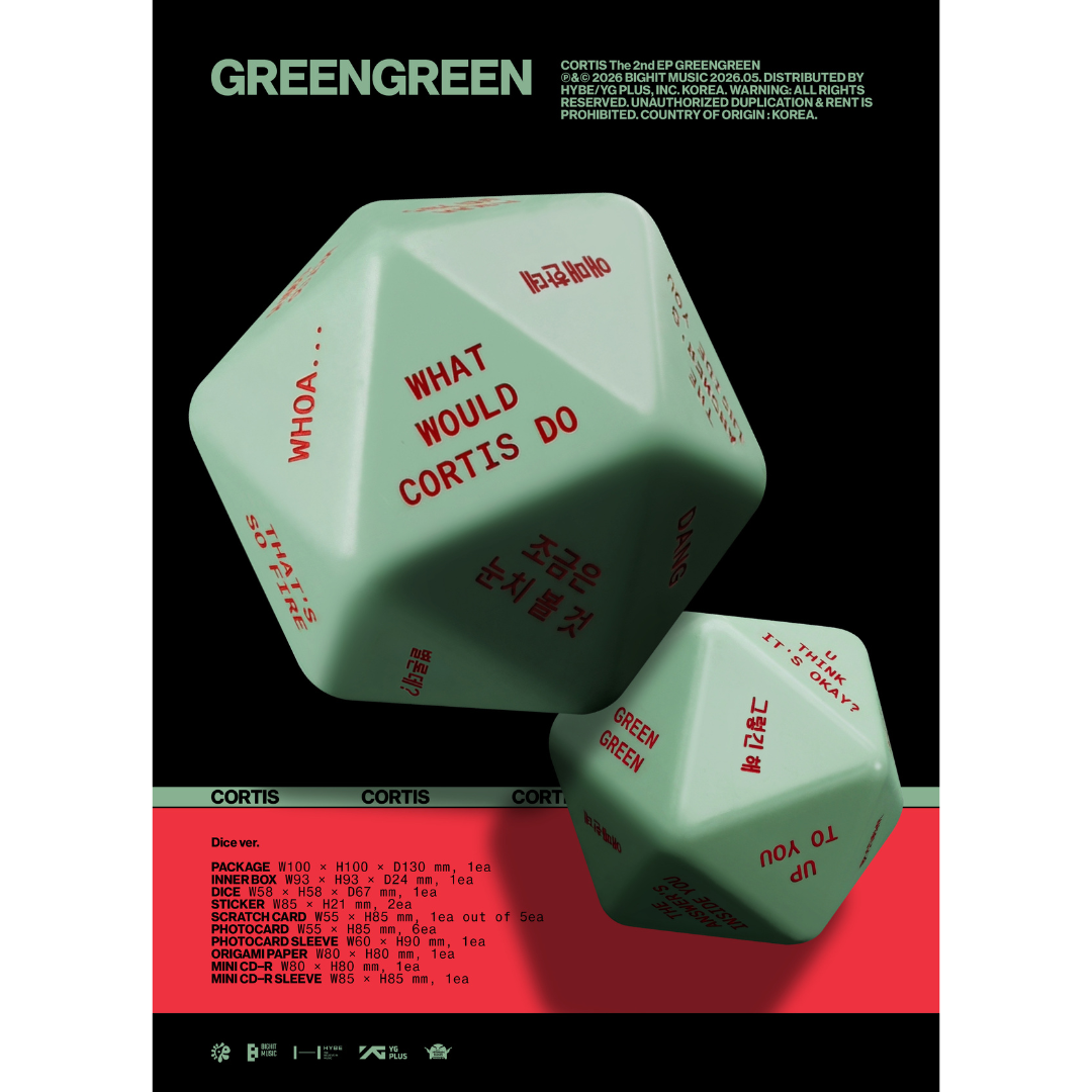 (PRE-ORDER) CORTIS - THE 2ND EP [GREENGREEN] (DICE VER.) - LightUpK