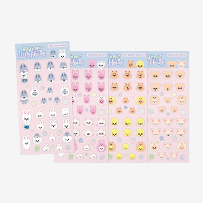(PRE-ORDER) STRAY KIDS - SKZOO 3D STICKER - STAY IN OUR LITTLE HOUSE (4 VERSIONS) - LightUpK