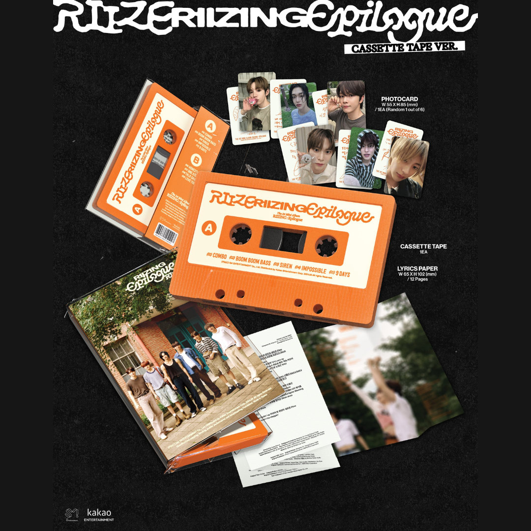 RIIZE - 1ST MINI ALBUM [RIIZING : EPILOGUE] (CASSETTE TAPE VER.) - LightUpK