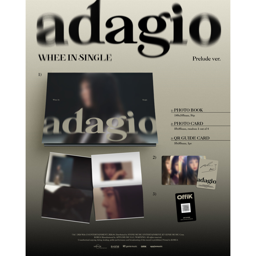 (PRE-ORDER) WHEE IN - ADAGIO [PRELUDE VER.] - LightUpK