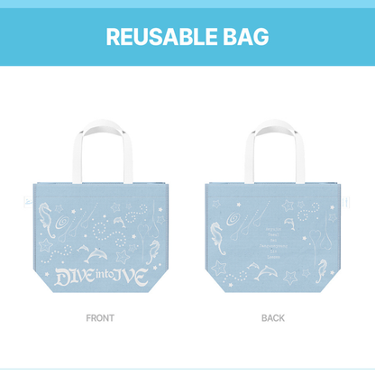 (PRE-ORDER) IVE - 15 REUSABLE BAG / 2026 IVE THE 4TH FAN CONCERT [DIVE into IVE] OFFICIAL MD - LightUpK