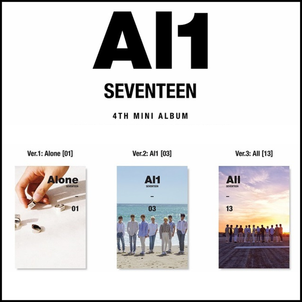 SEVENTEEN - AL1 (4TH MINI ALBUM) (3 VERSIONS) - LightUpK
