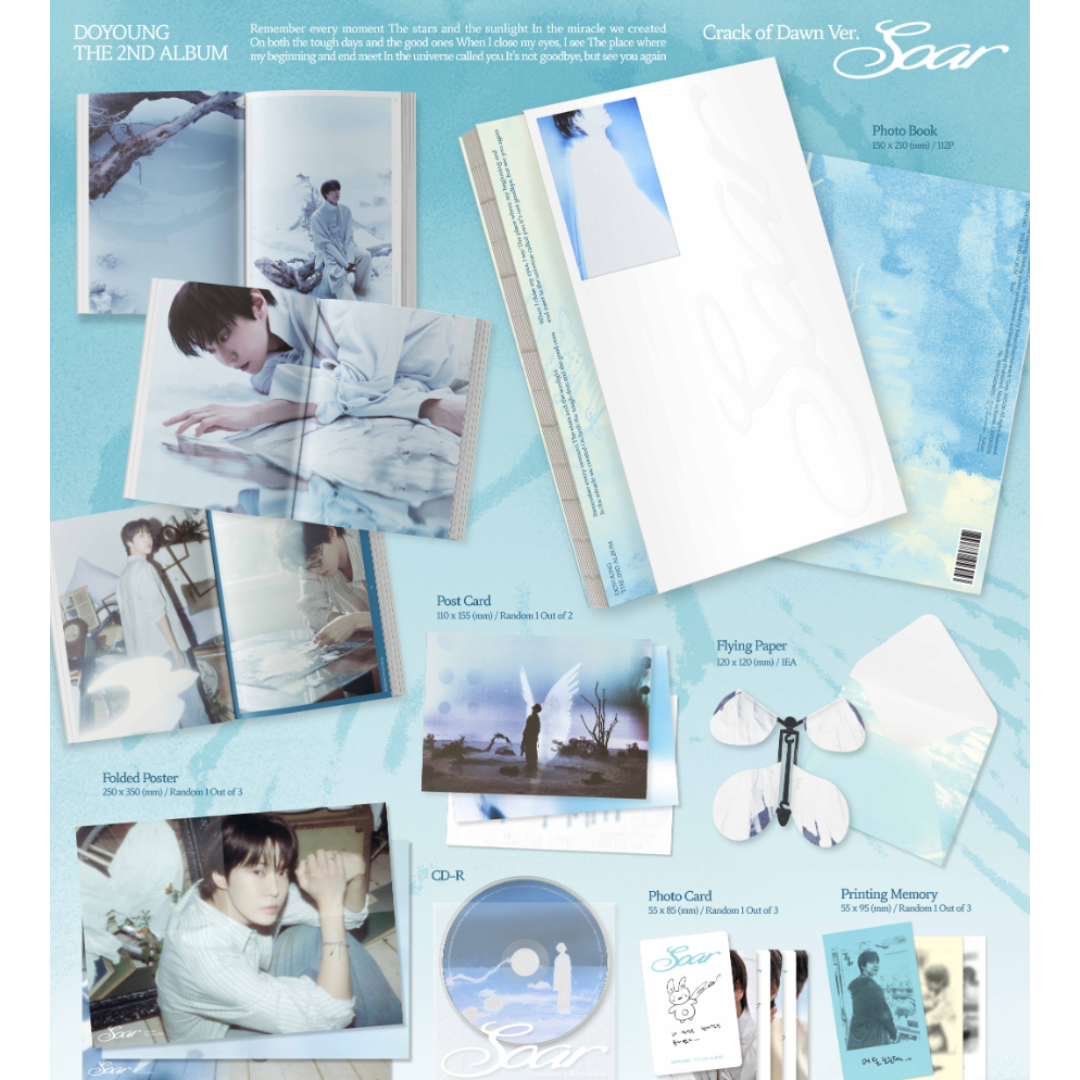 DOYOUNG - 2ND ALBUM [SOAR] (CRACK OF DAWN VER.) - LightUpK