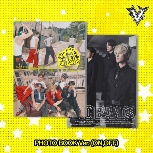 WAYV - 7TH MINI ALBUM [BIG BANDS] (PHOTO BOOK VER.) (2 VERSIONS) - LightUpK