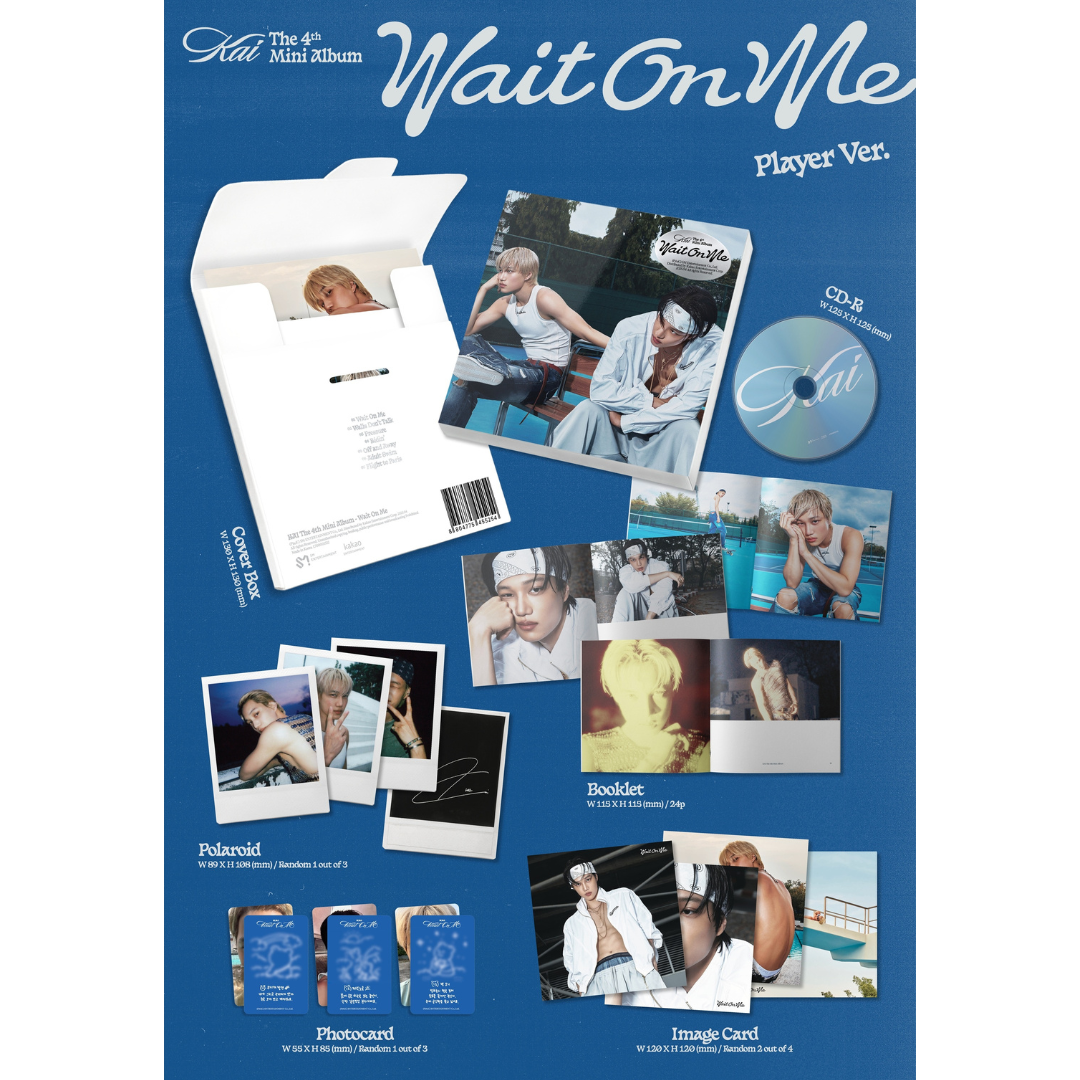 KAI - 4TH MINI ALBUM [WAIT ON ME] (PLAYER VER.) - LightUpK