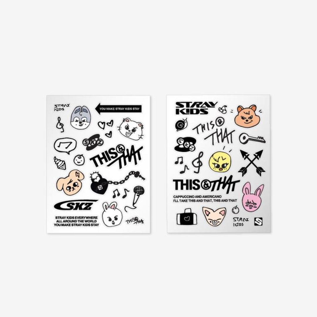 (PRE-ORDER) STRAY KIDS - TATTOO STICKER - THIS & THAT MD