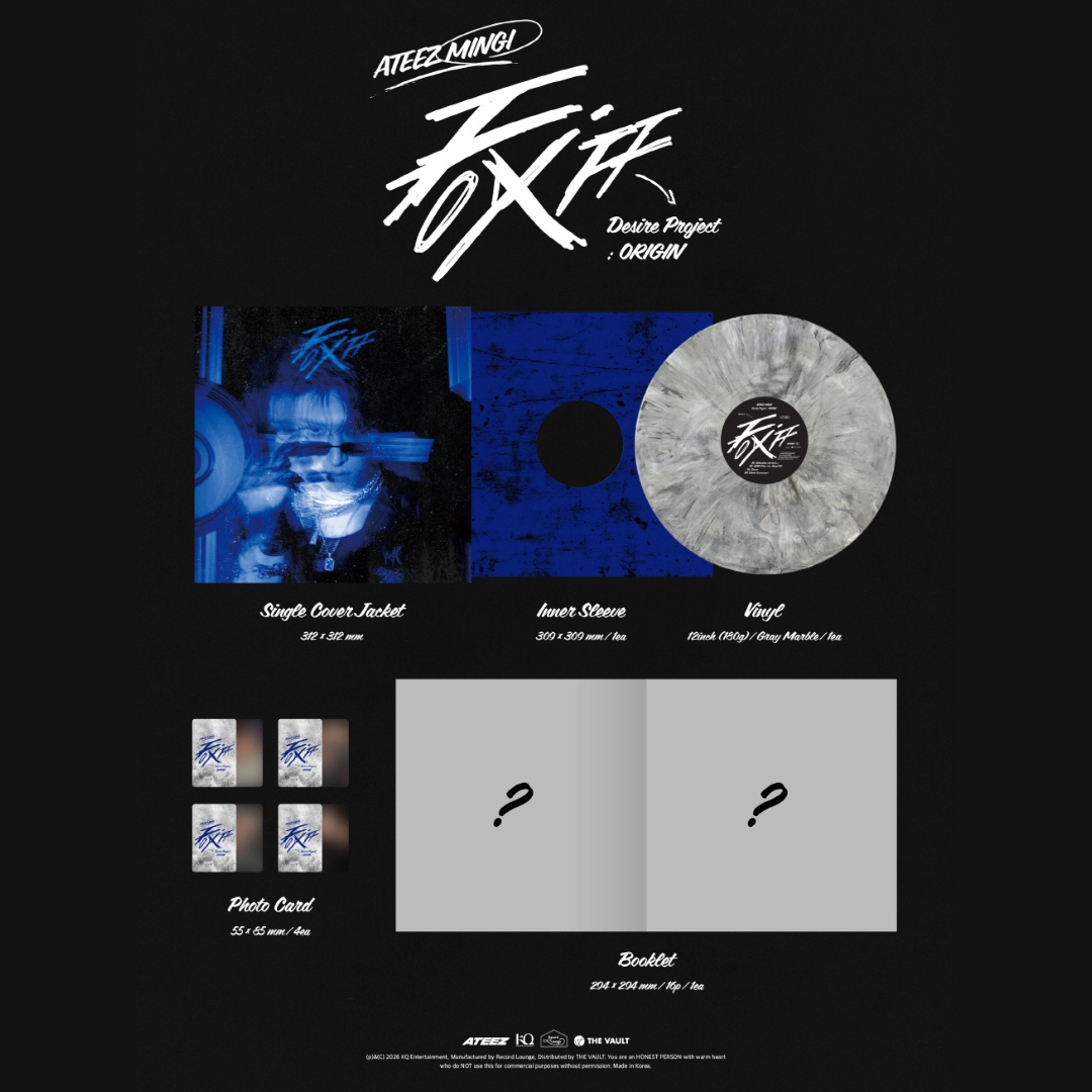 (PRE-ORDER) MINGI (ATEEZ) - FIX OFF DESIRE PROJECT : ORIGIN (VINYL) - LightUpK
