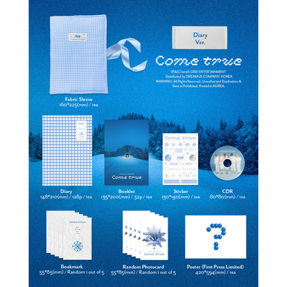 POW - SINGLE ALBUM [COME TRUE] DIARY VER. - LightUpK