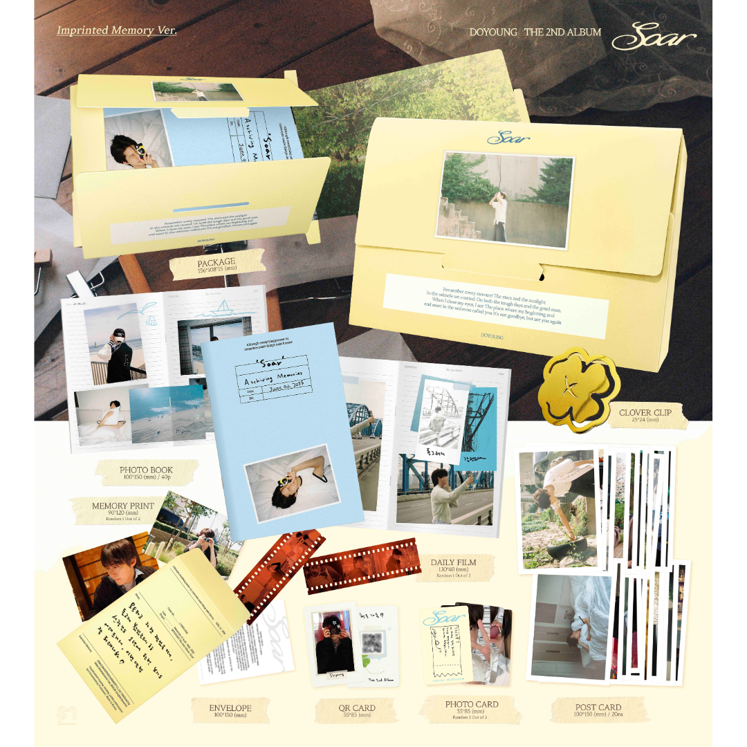 DOYOUNG - 2ND ALBUM [SOAR] (IMPRINTED MEMORY VER.) - LightUpK