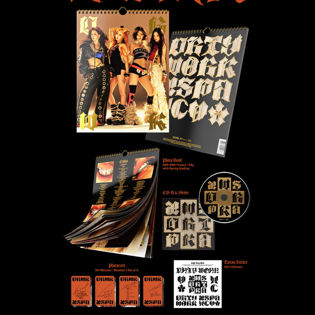 AESPA - SINGLE [DIRTY WORK] (DIRTY WORKER VER.) - LightUpK