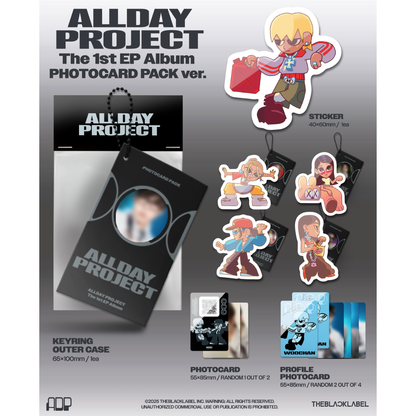 ALLDAY PROJECT - THE 1ER EP ALBUM [ALLDAY PROJECT] PACK DE PHOTOCARTES VERSION (5 VERSIONS)