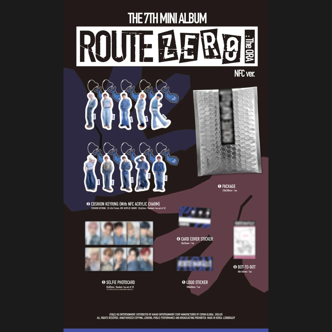 (PRE-ORDER) XIKERS - 7TH MINI ALBUM [ROUTE ZERO : THE ORA] (NFC VER.) - LightUpK