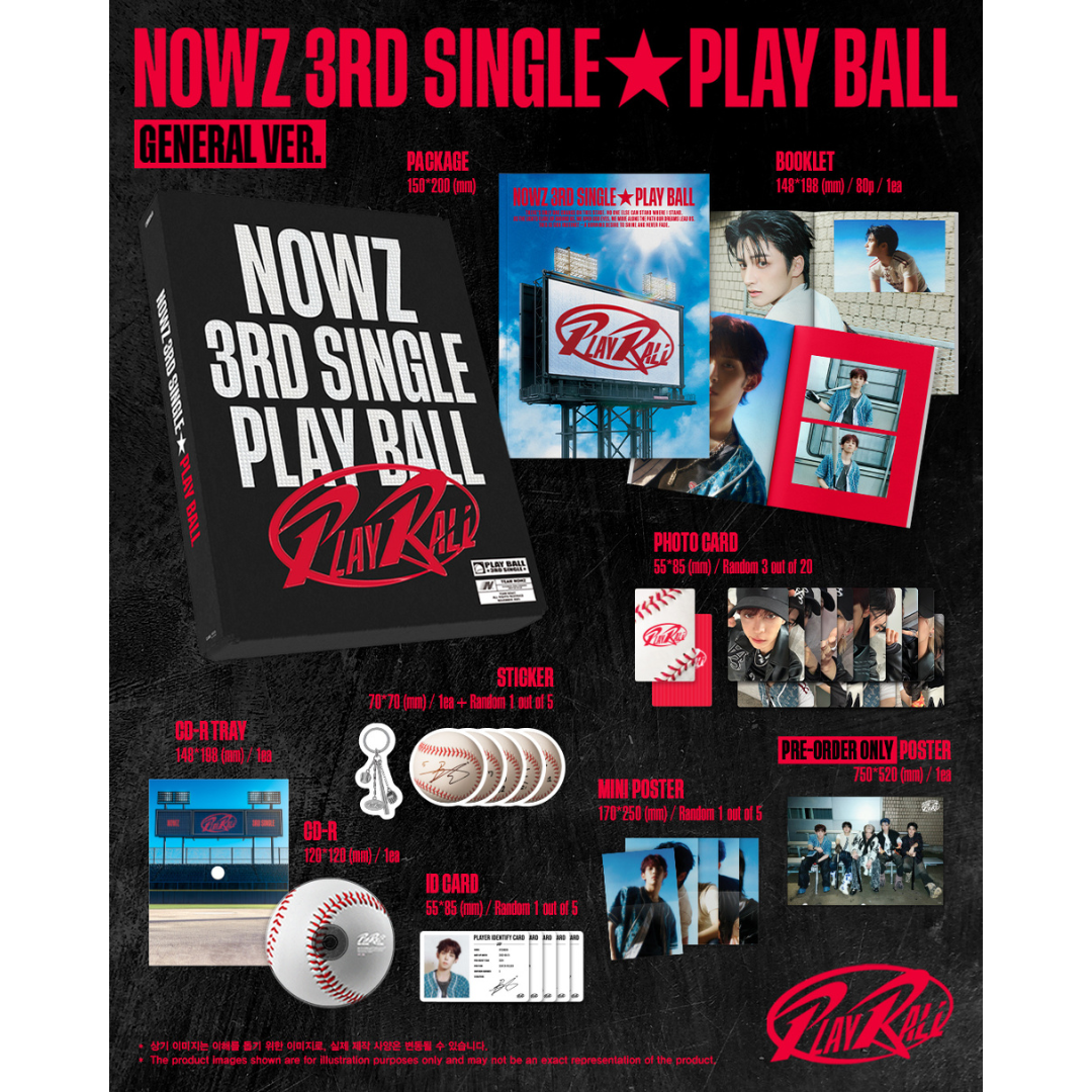 NOWZ - 3RD SINGLE [PLAY BALL] (GENERAL VER.) - LightUpK
