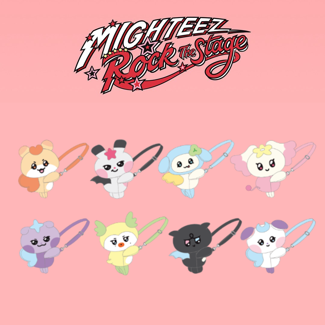 (PRE-ORDER) ATEEZ - MIGHTEEZ - [ROCK THE STAGE] LYING PLUSH BAG (8 VERSIONS)