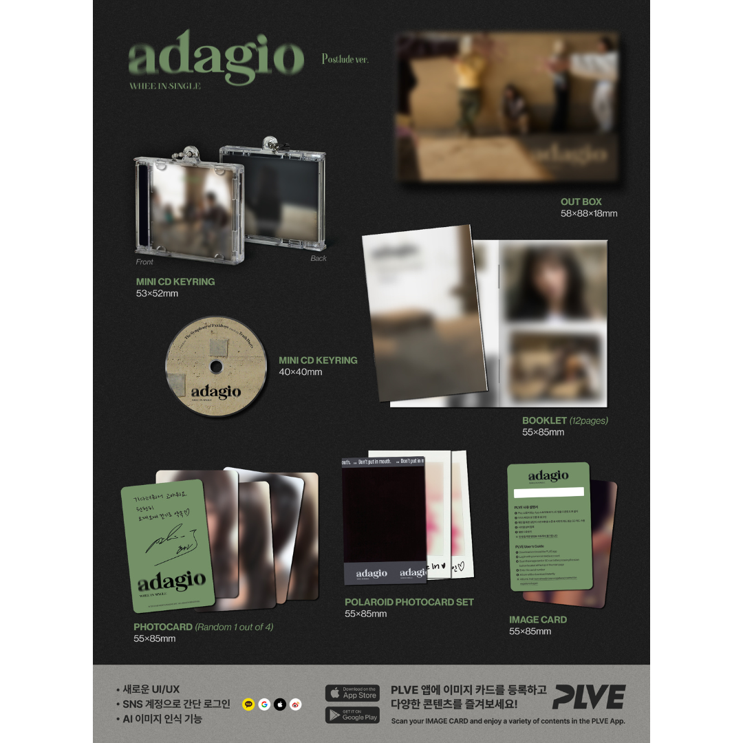 (PRE-ORDER) WHEE IN - ADAGIO [POSTLUDE VER. ] - LightUpK