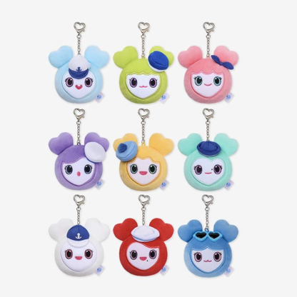 (PRE-ORDER) TWICE - LOVELY FACE KEYRING MARINE Ver. - 2026 TWICE THIS IS FOR WORLD TOUR FINALE in SEOUL (9 VERSIONS)