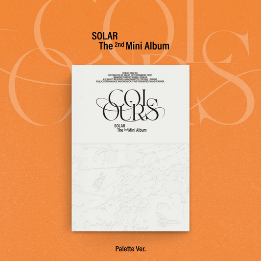 SOLAR - 2ND MINI ALBUM [COLOURS] (PALETTE VER.)