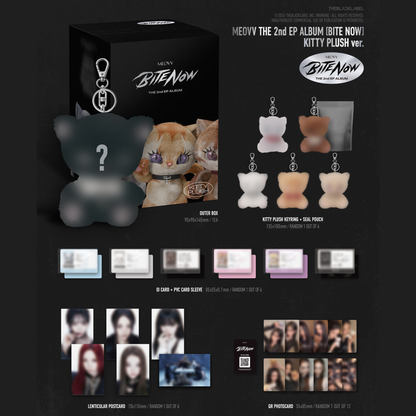 (PRE-ORDER) MEOVV - THE 2ND EP ALBUM [BITE NOW] (KITTY PLUSH VER.) - LightUpK