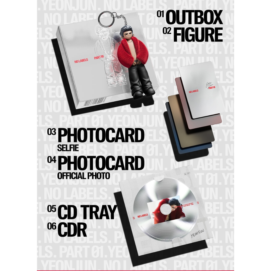 (PRÉCOMMANDE) YEONJUN - NO LABELS : PARTIE 01 (VERSION FIGURINE)