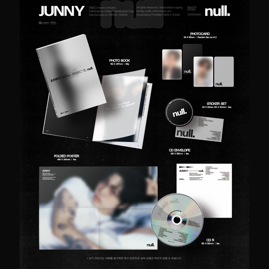 (PRE-ORDER) JUNNY - 2ND ALBUM [NULL] - LightUpK