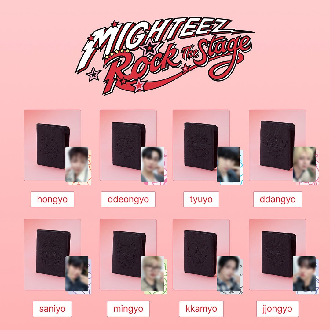 (PRE-ORDER) ATEEZ - MIGHTEEZ - [ROCK THE STAGE] PASSPORT CASE (8 VERSIONS)