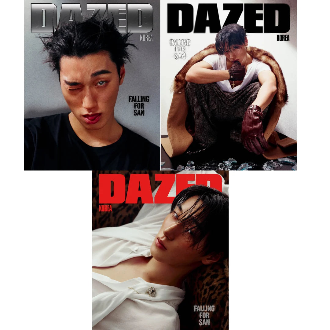 (PRE-ORDER) DAZED 2026 FALLING FOR SAN (COVER : ATEEZ SAN) (3 VERSIONS)